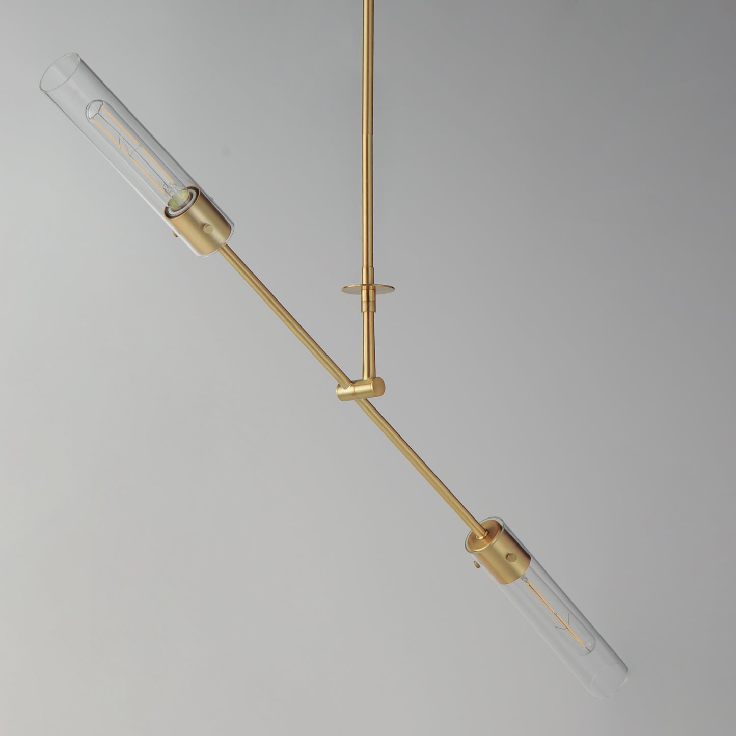 26372CLNAB - 2 Light Equilibrium 42" Pendant - Natural Aged Brass