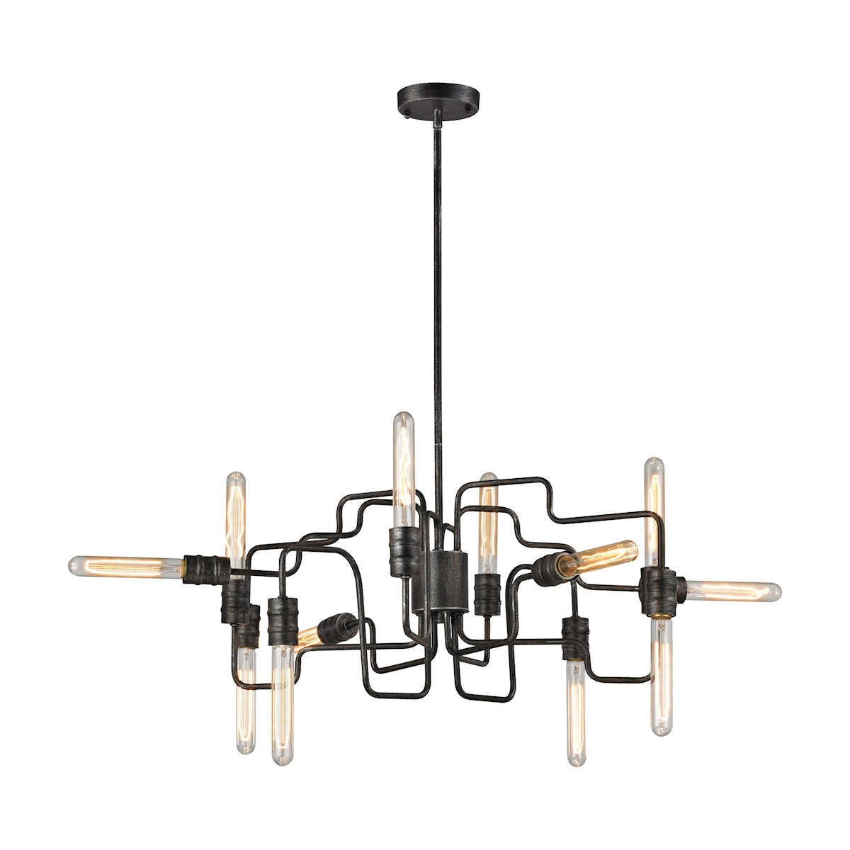 ELK Lighting 31992/12 - Transit 29" Wide 12-Light Chandelier in Silvered Graphite