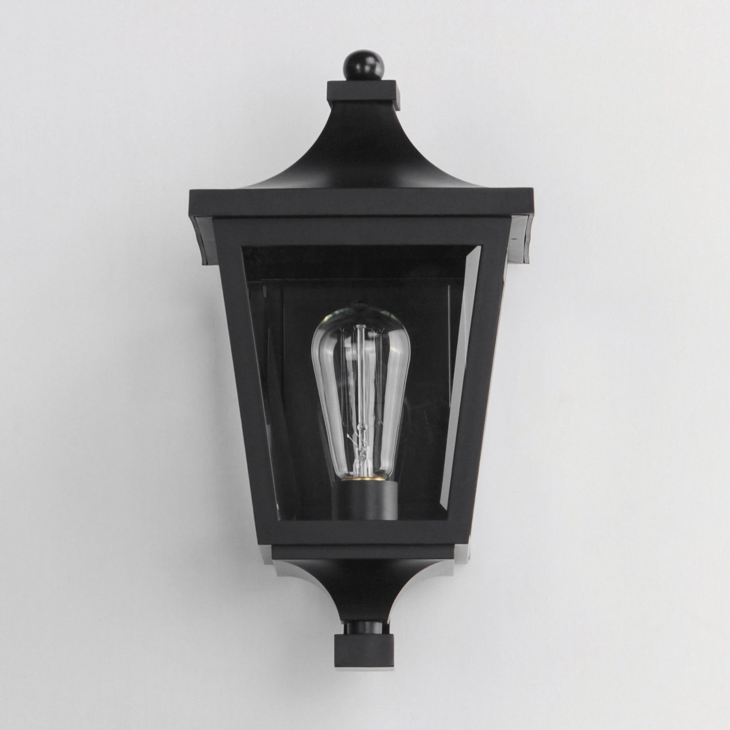 40232CLBK - Sutton Place VX 15" Outdoor Wall Sconce - Black