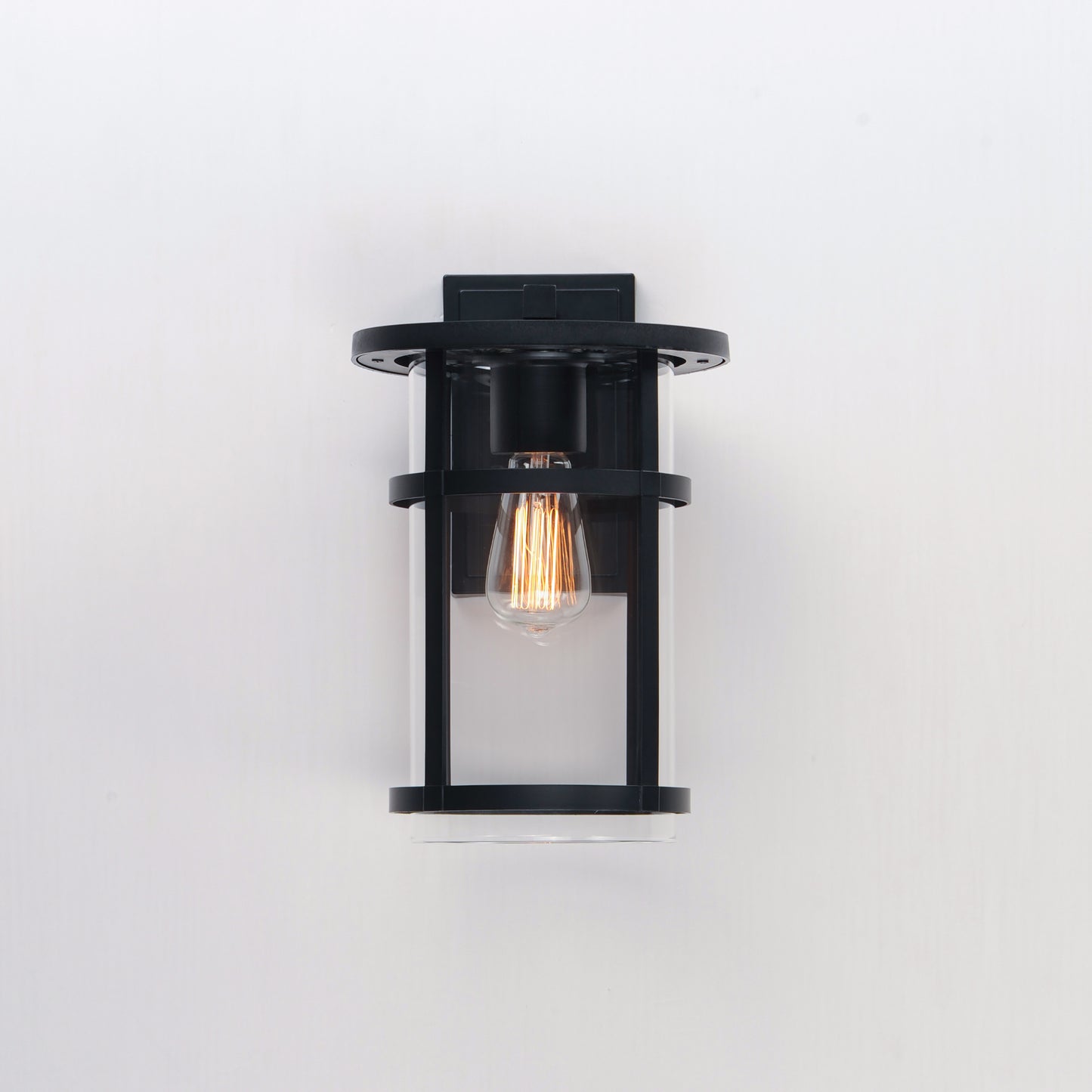 40623CLBK - Clyde Vivex 14" Outdoor Wall Sconce - Black