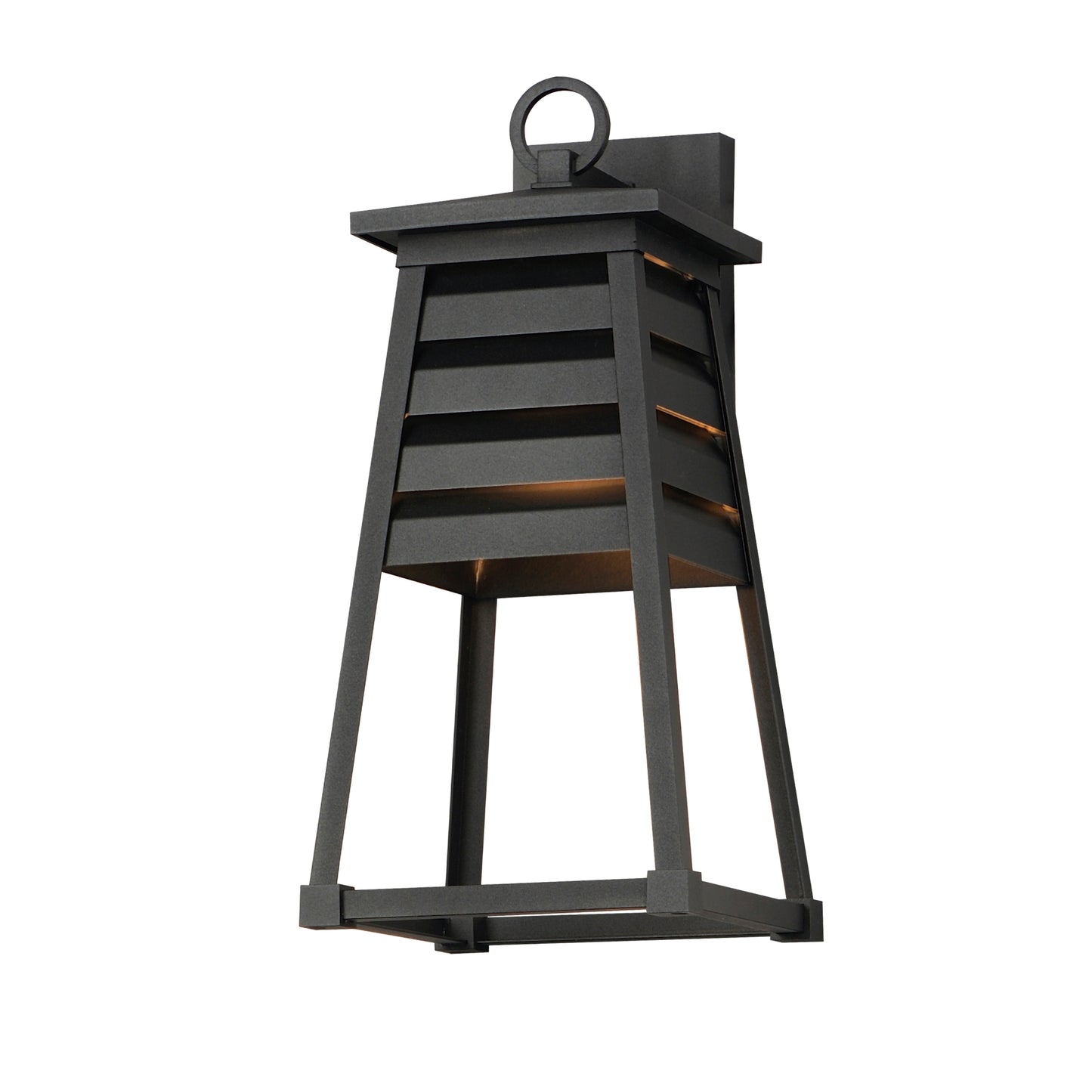 40634BK - Shutters 18" Outdoor Wall Sconce - Black