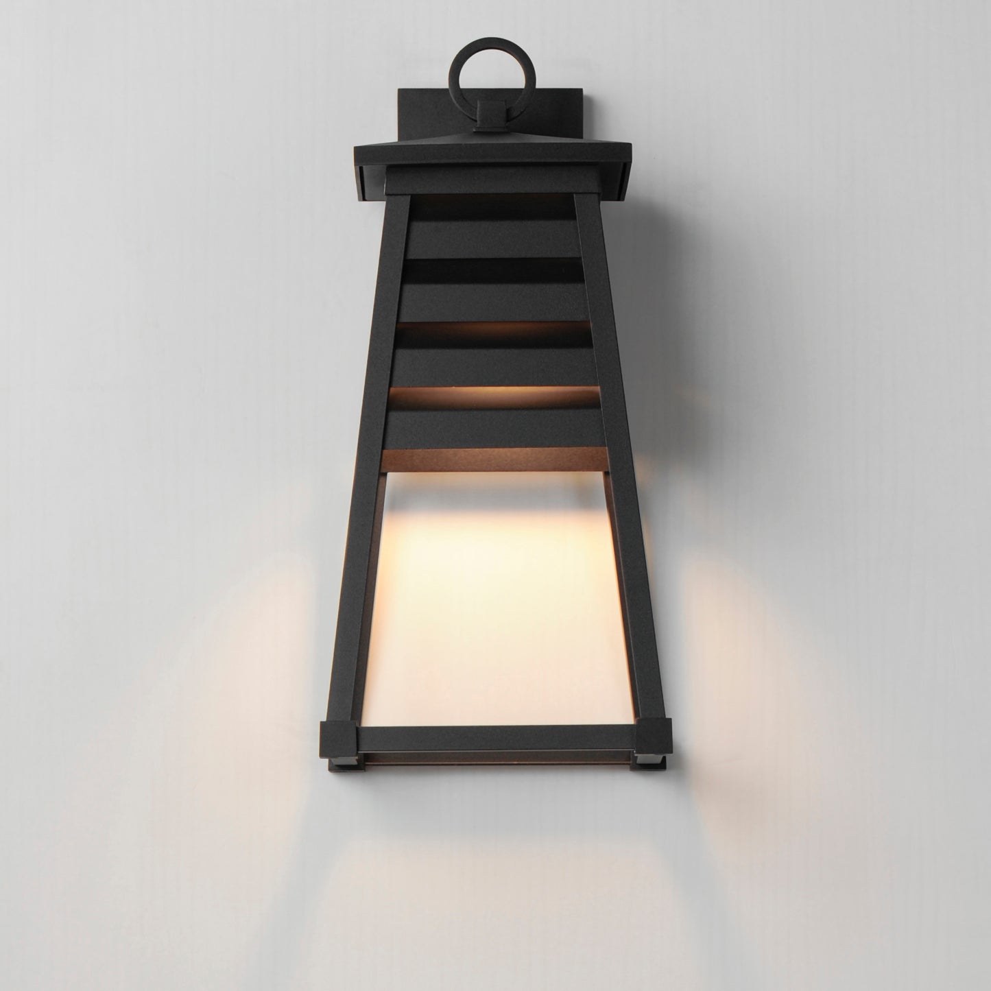 40634BK - Shutters 18" Outdoor Wall Sconce - Black