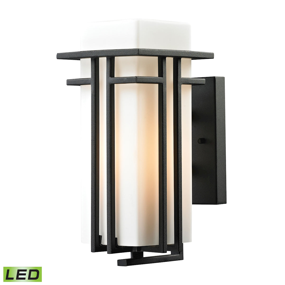 43007/1 - Hamilton Ridge 16'' High 1-Light Outdoor Sconce - Weathered Charcoal