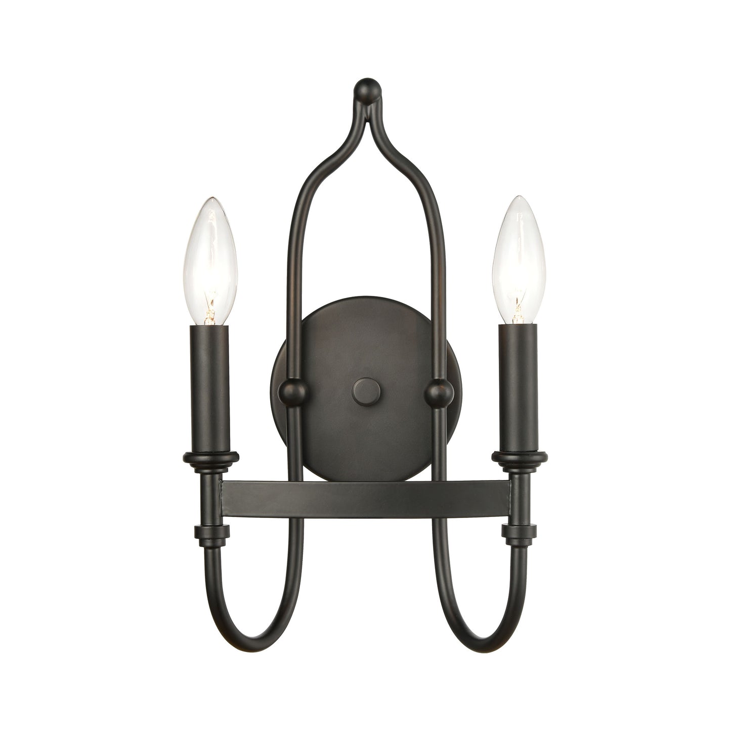 ELK Lighting 46381/2 - Wickshire 9" Wide 2-Light Sconce in Matte Black