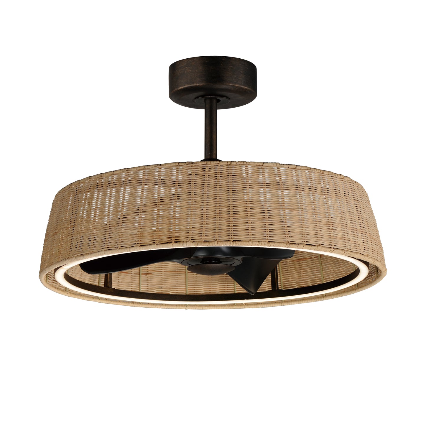 61012NADBZ - Tulum 29" Fandelight - Dark Bronze