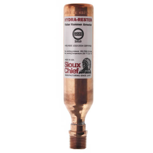 Sioux Chief 657-F - Hydra-Rester Commercial Water Hammer Arrester - 1" MIP Thread (15-1/8" Length)