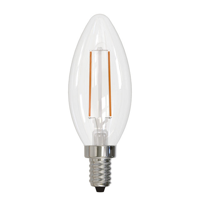 776691 - Filaments Dimmable B11 LED Light Bulb - 4 Watt - 3000K - 8 Pack