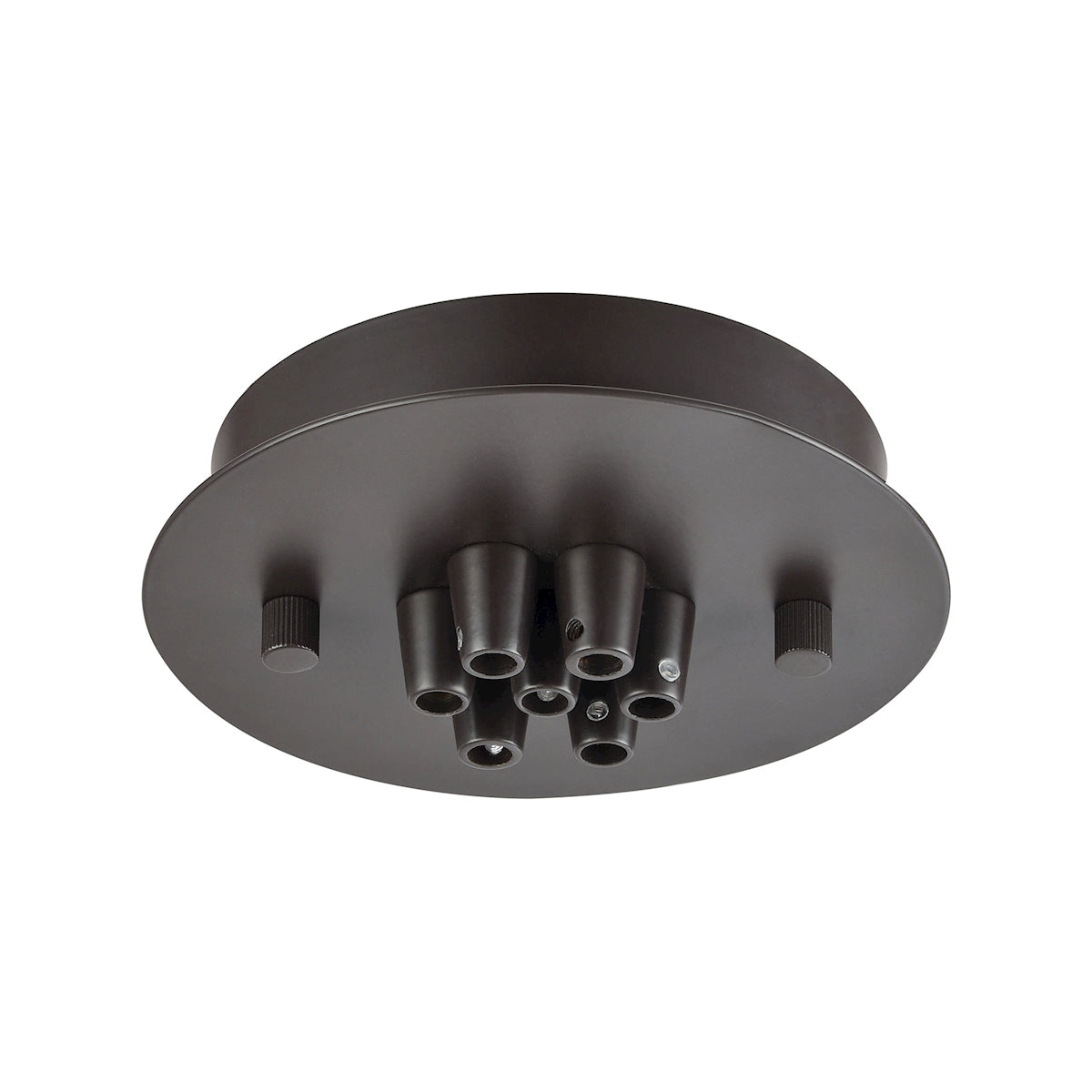 ELK Lighting Pendant Options 7 Light Small Round Canopy in Oil Rubbed Bronze