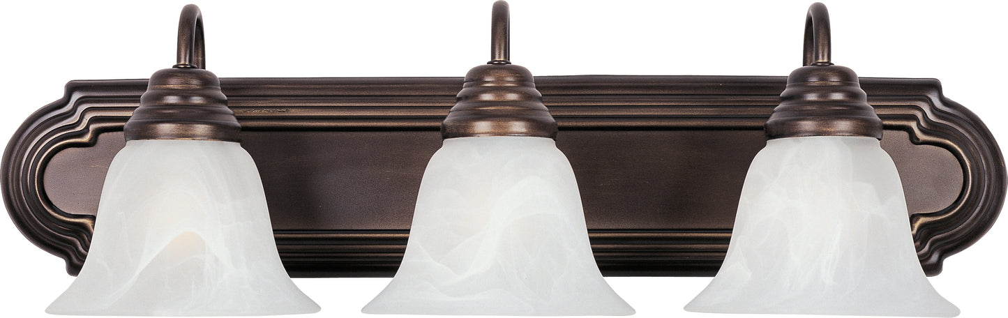 8013MROI - 3 Light Essentials - 801x 24" Vanity Light - Oil Rubbed Bronze