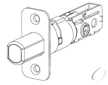 81305-15 Adjustable Radius Deadbolt Latch Satin Nickel Finish