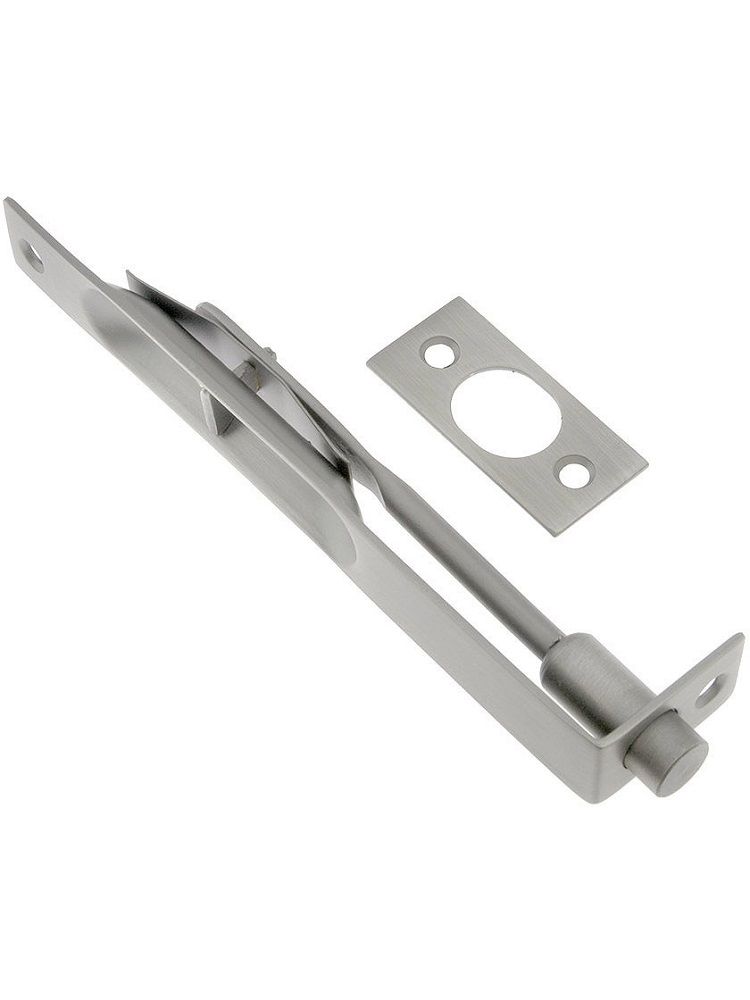 8501US14 6" Square Corner Flush Bolt Bright Nickel Finish