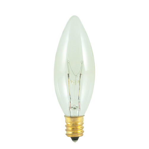 400140 - Torpedo B8 Candelabra Light Bulb - 40 Watt - 50 Pack