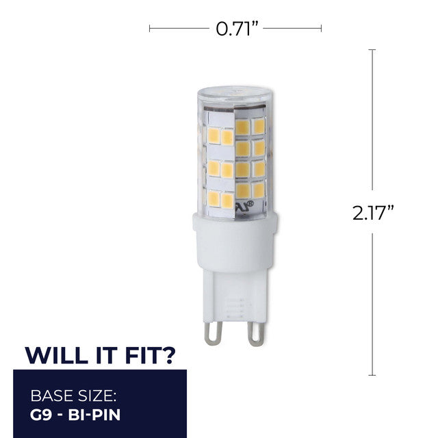 770590 - Specialty Mini 12V/120V T6 LED Light Bulb - 4.5 Watt - 2700K - 2 Pack