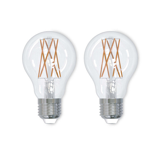 776814 - Filaments Dimmable A19 LED Light Bulb - 9 Watt - 3000K - 2 Pack