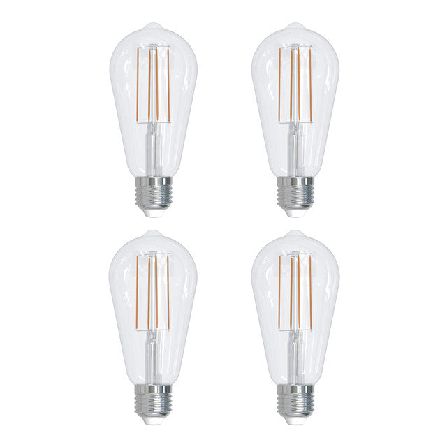 776857 - Edison Style Filaments Dimmable ST18 LED Light Bulb - 4.5 Watt - 2700K - 4 Pack