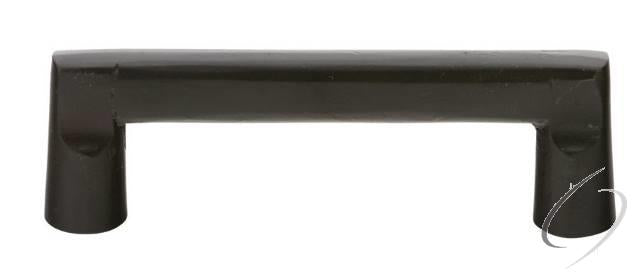 86332FB Bronze Rail 3" Cabinet Pull Flat Black Finish