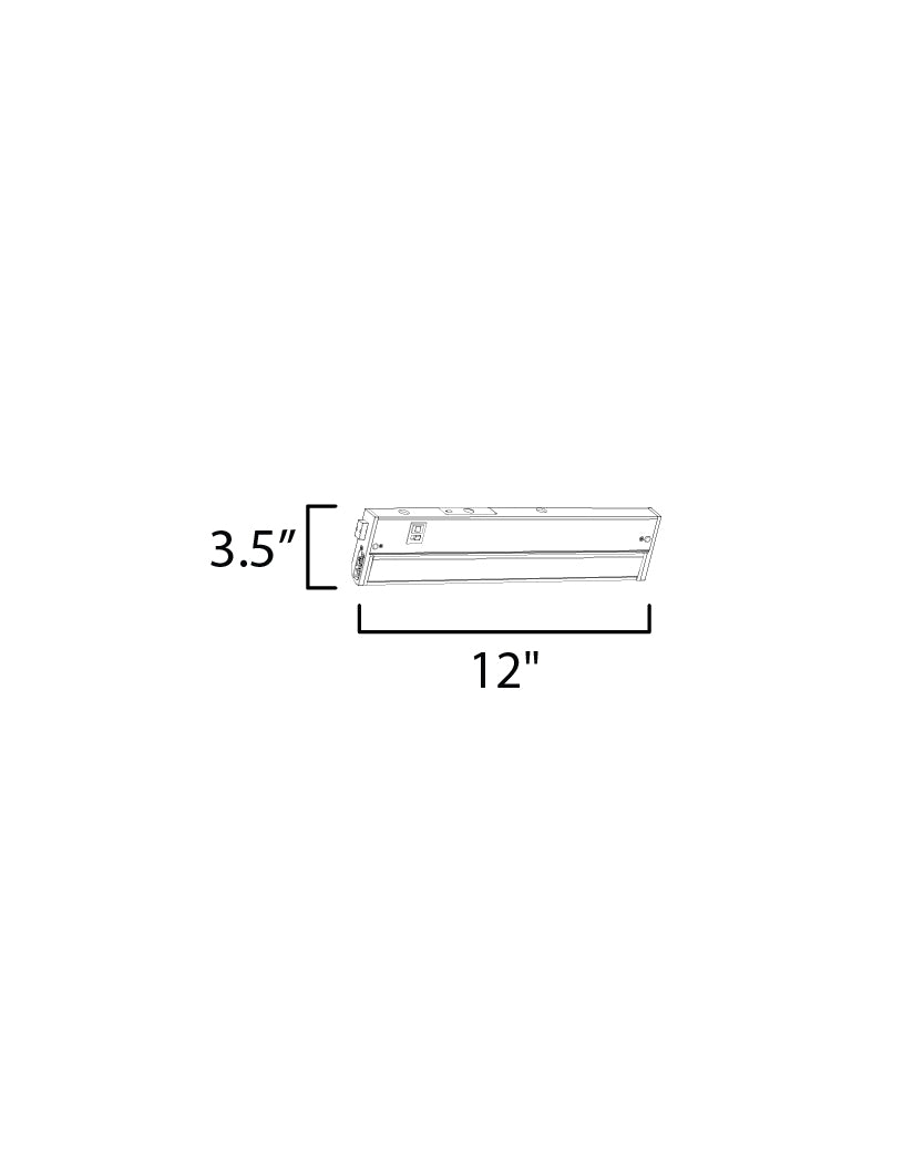 89863BZ - CounterMax 5K 12'' 2700-5000K LED Under Cabinet - Bronze