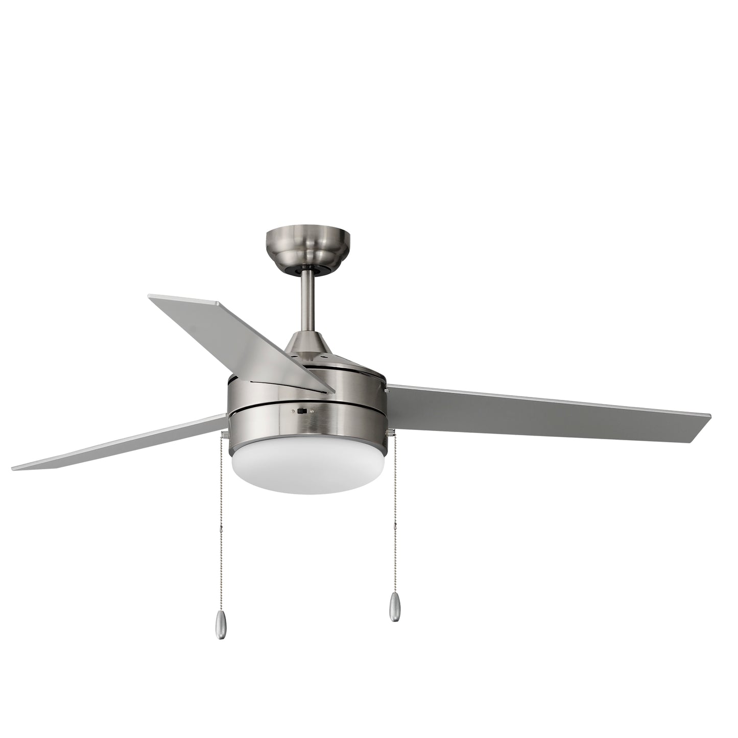 89906FTSNBK - Trio 52" Ceiling Fan - Satin Nickel / Black