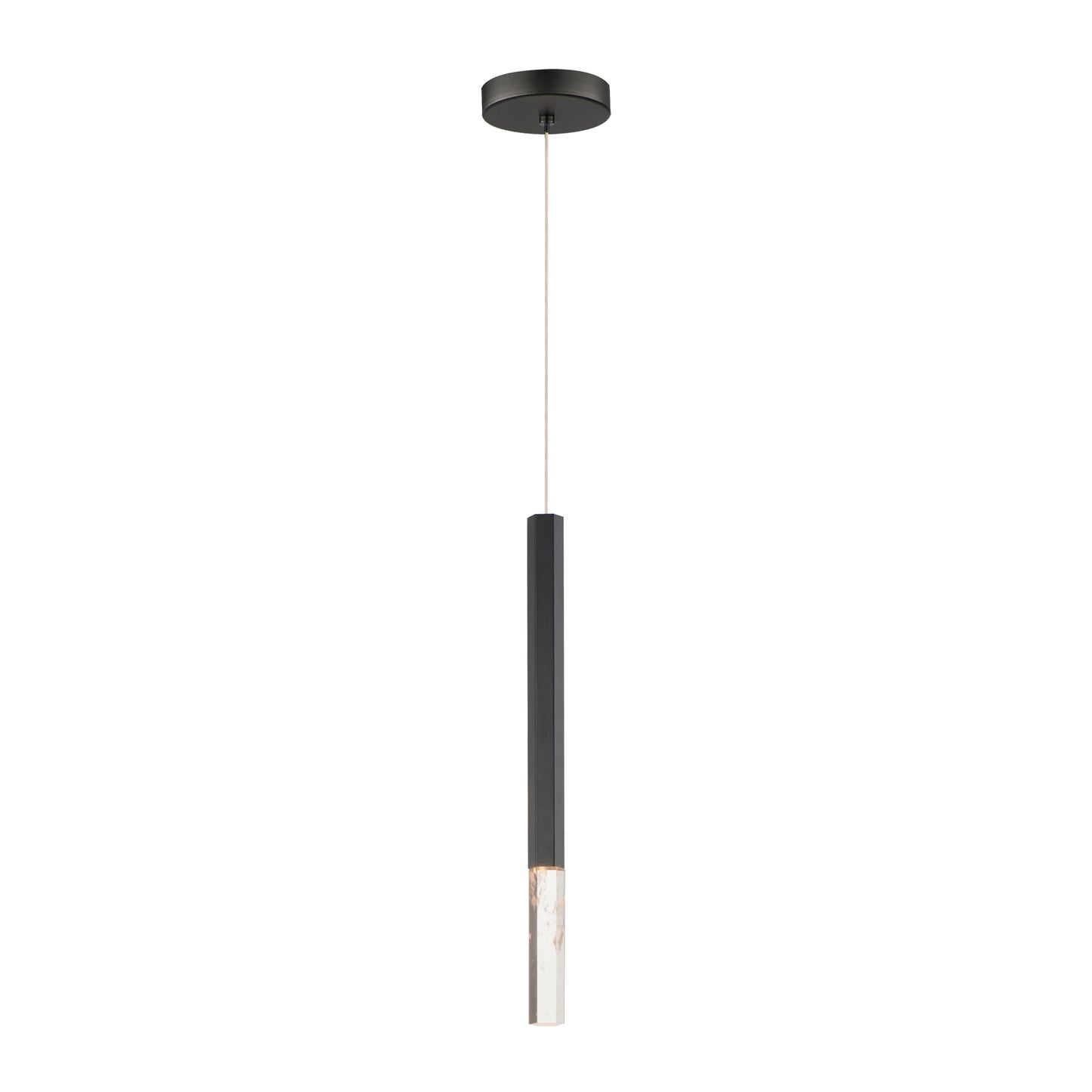 E11021-95BK - Diaphane 20" Pendant - Black