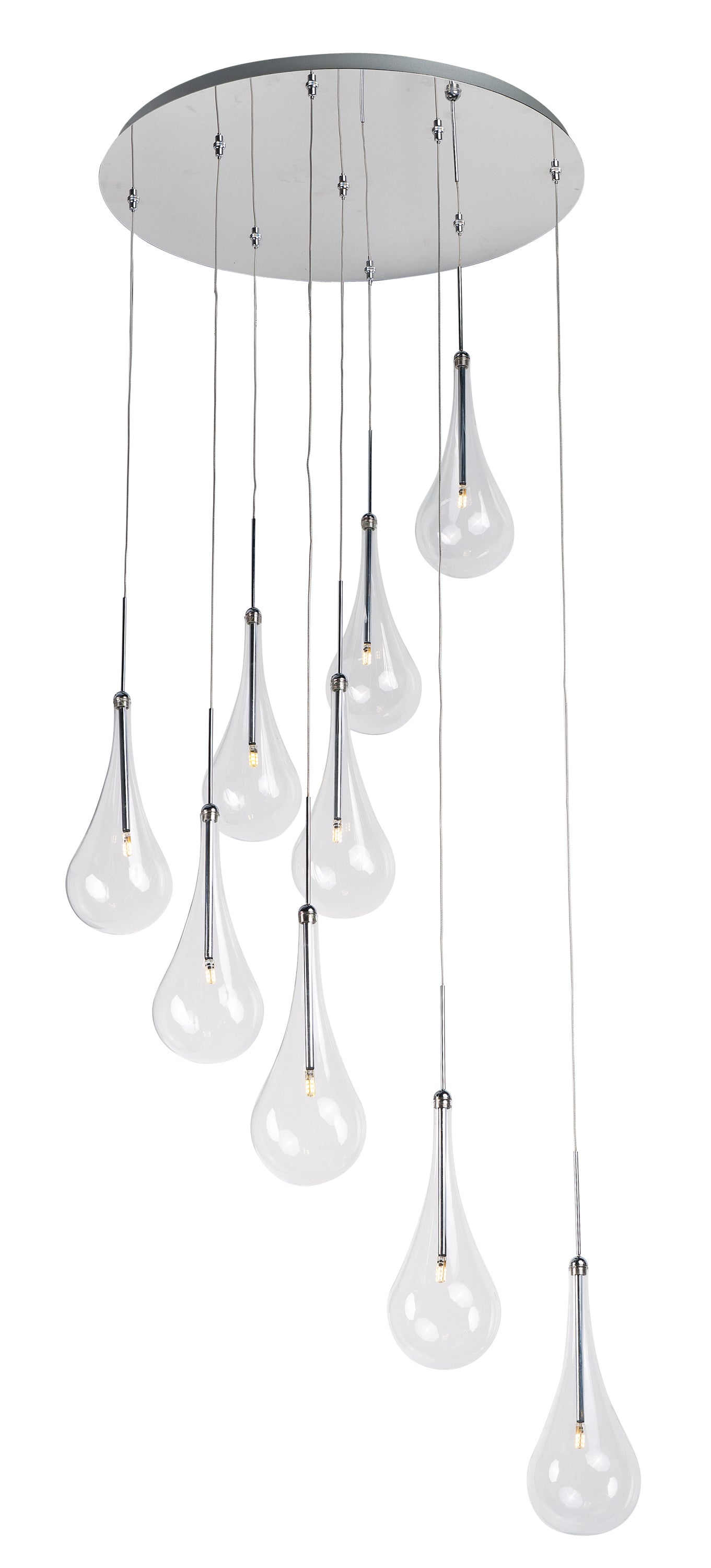 E20515-18PC - Larmes LED 23" Pendant - Polished Chrome