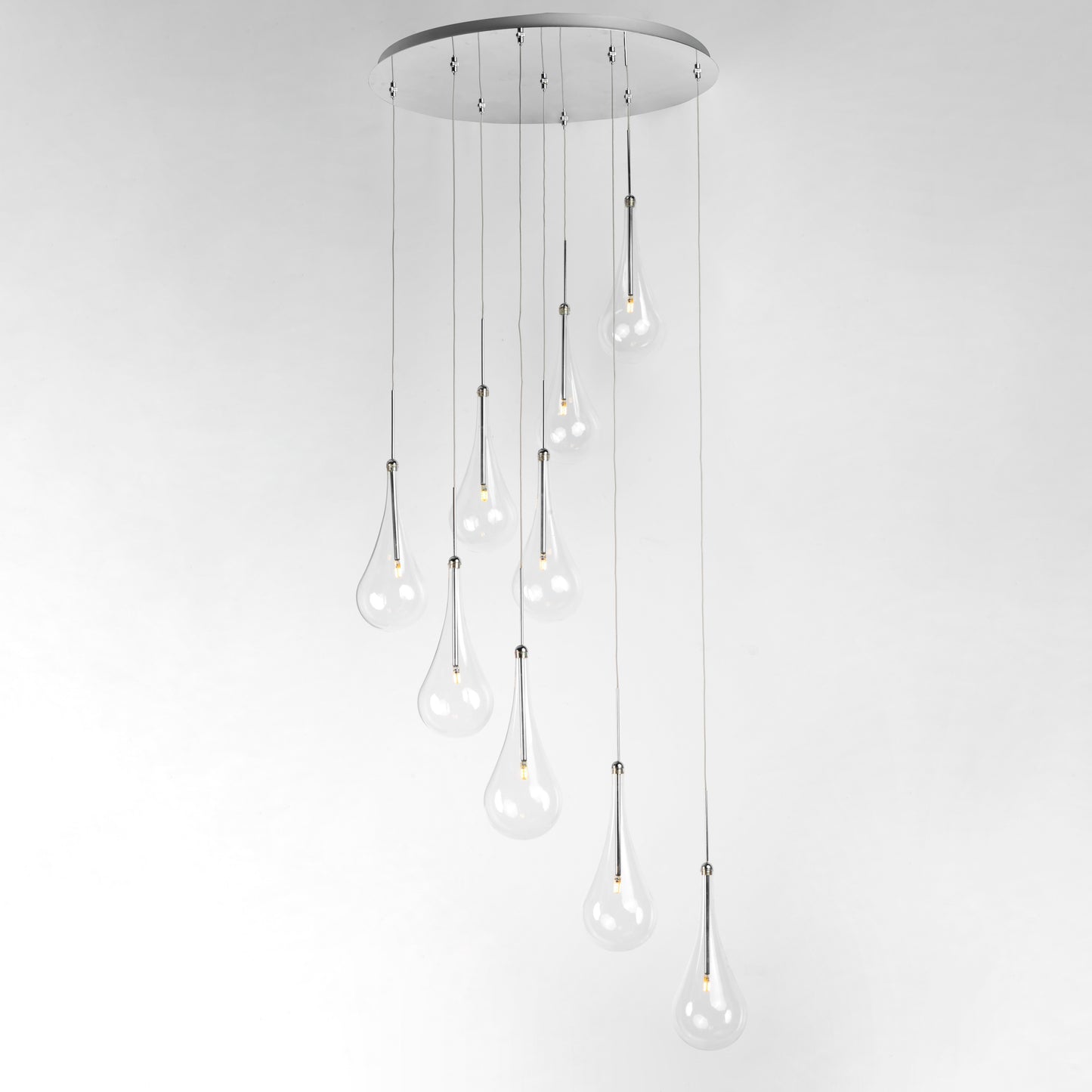 E20515-18PC - Larmes LED 23" Pendant - Polished Chrome