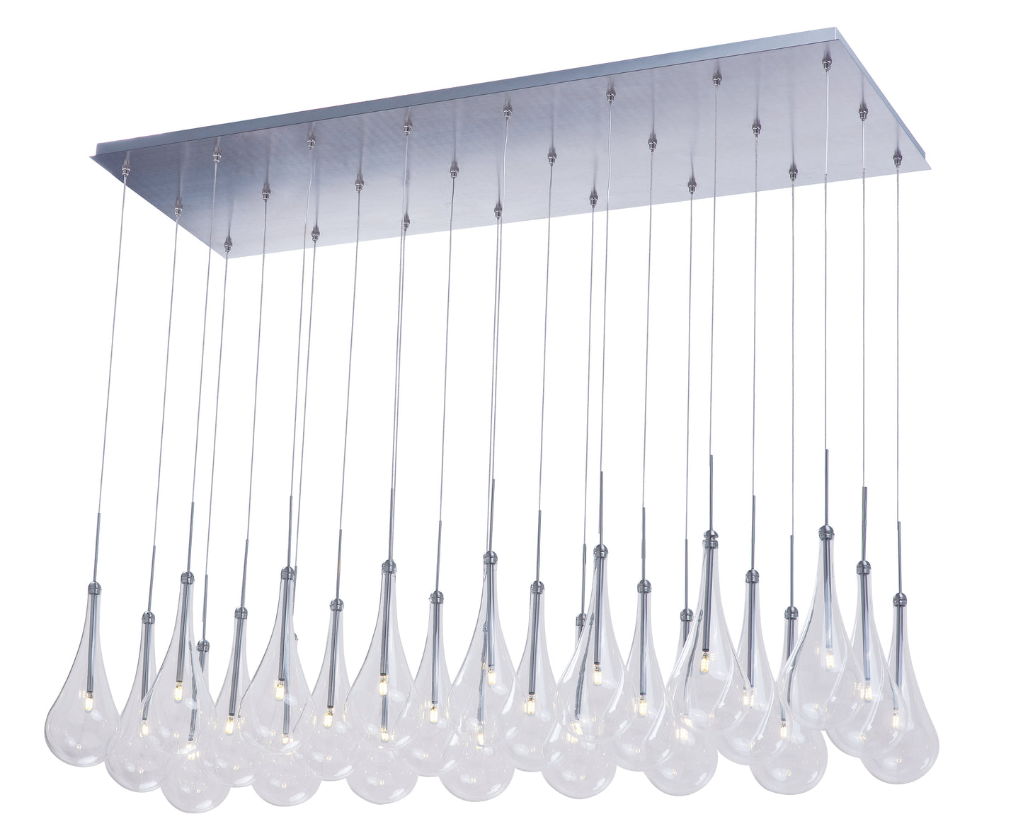 E20518-18PC - 24 Light Larmes LED 18" Chandelier - Polished Chrome