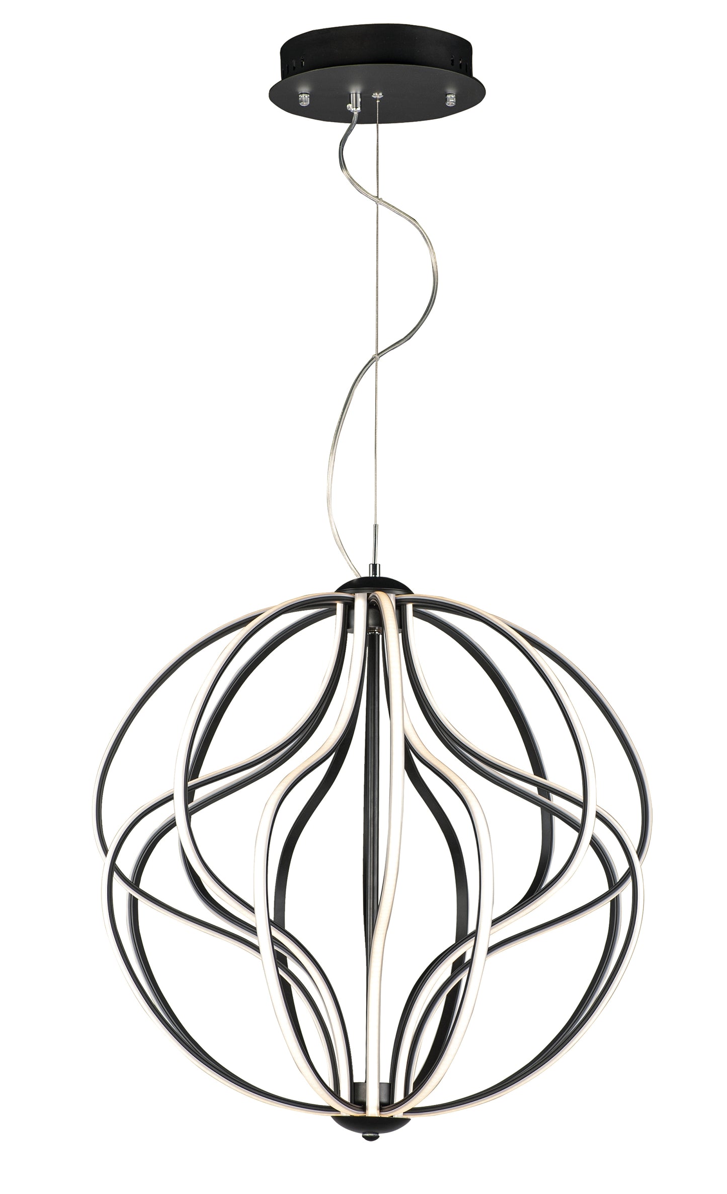 E21176-BK - Aura 26" Pendant - Black