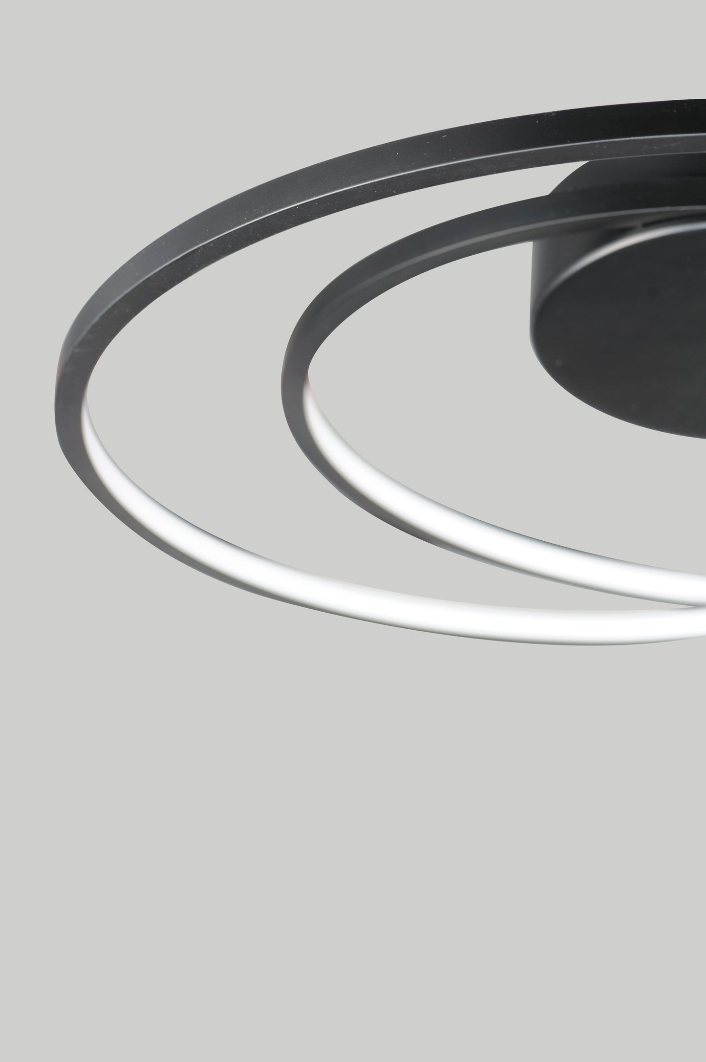 E21320-BK - Cycle 18" Flush Mount Ceiling Light - Black