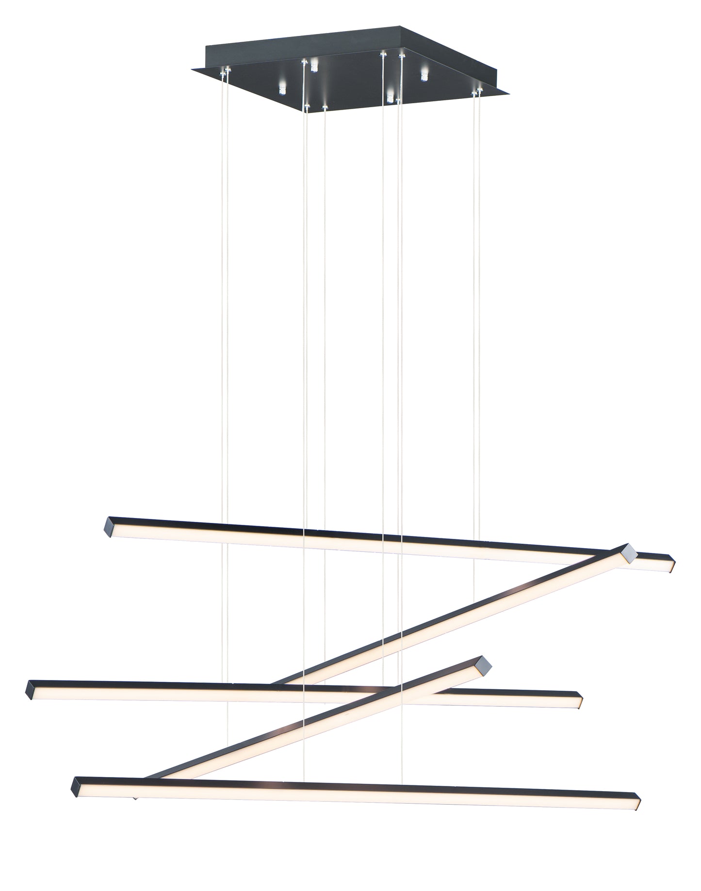 E21375-BK - 5 Light Hover 48" Chandelier - Black