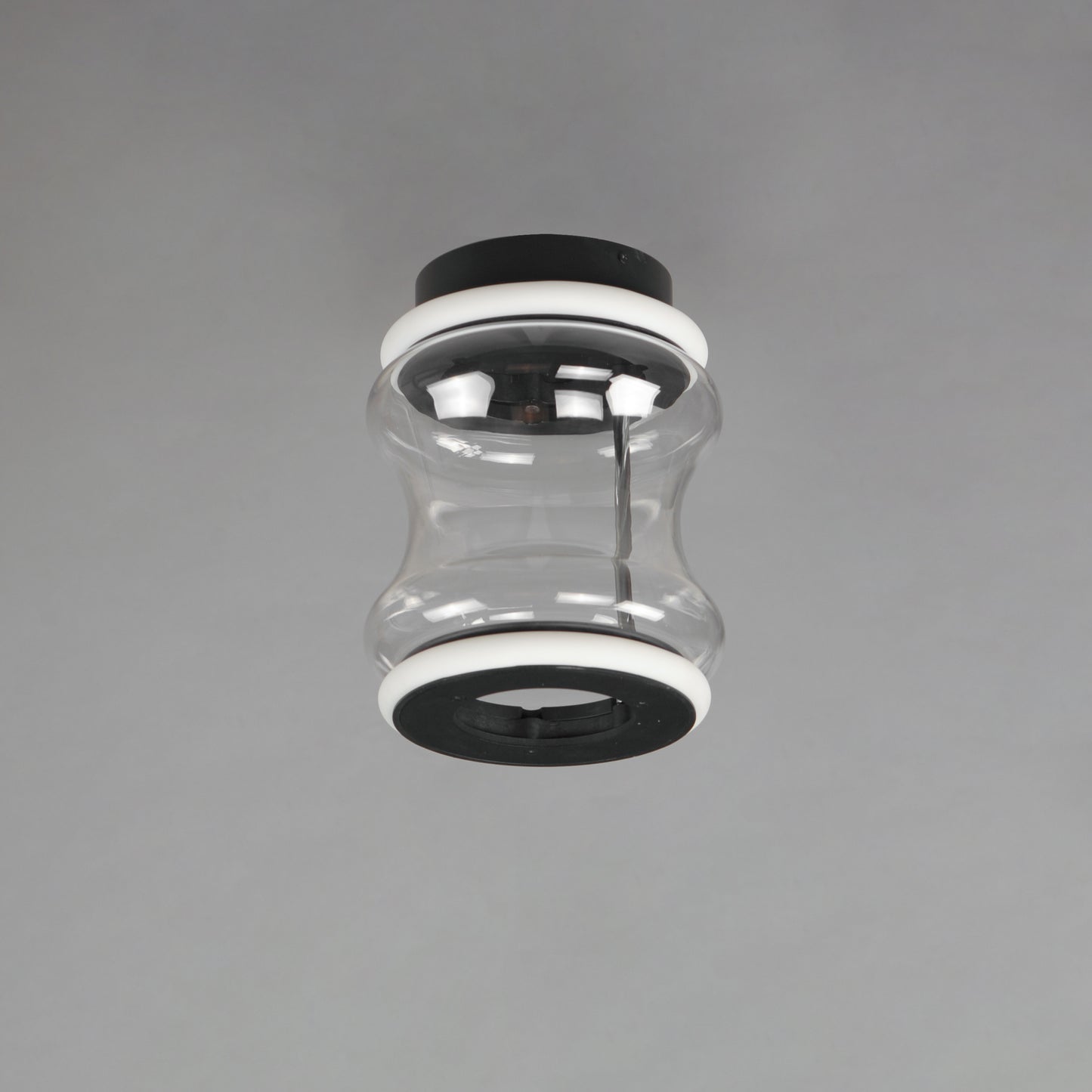 E21380-18BK - Syndicate 8.75" Flush Mount Ceiling Light - Black