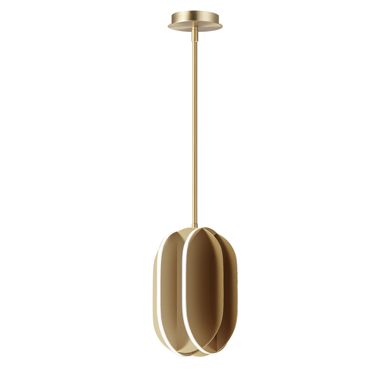 E21484-SBR - Interval 12" Pendant - Satin Brass