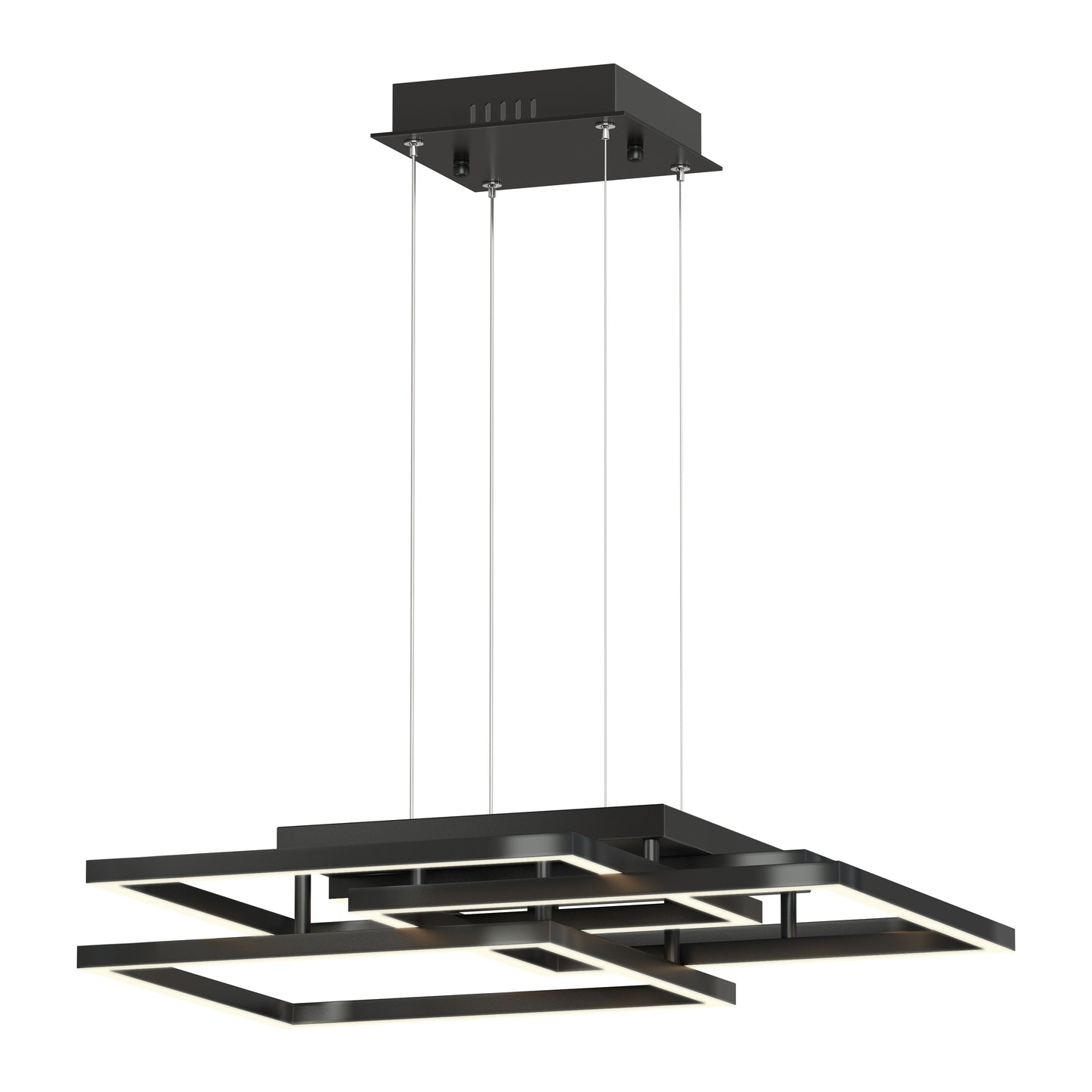 E21516-BK - Traverse LED 31" Chandelier - Black