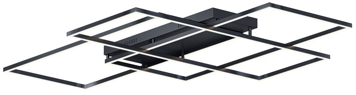 E21519-BK - Traverse LED 48" Flush Mount Ceiling Light - Black