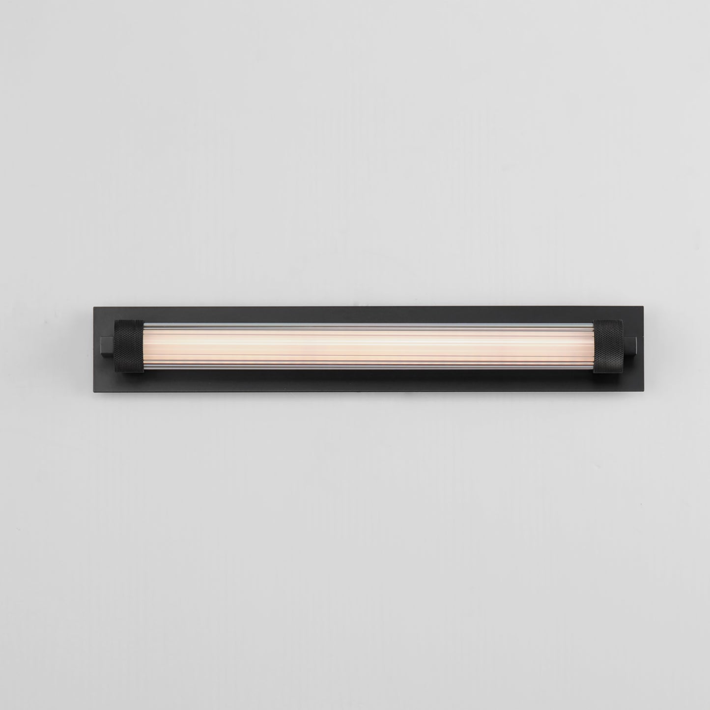 E23480-144BK - Doric 19" Wall Sconce - Black