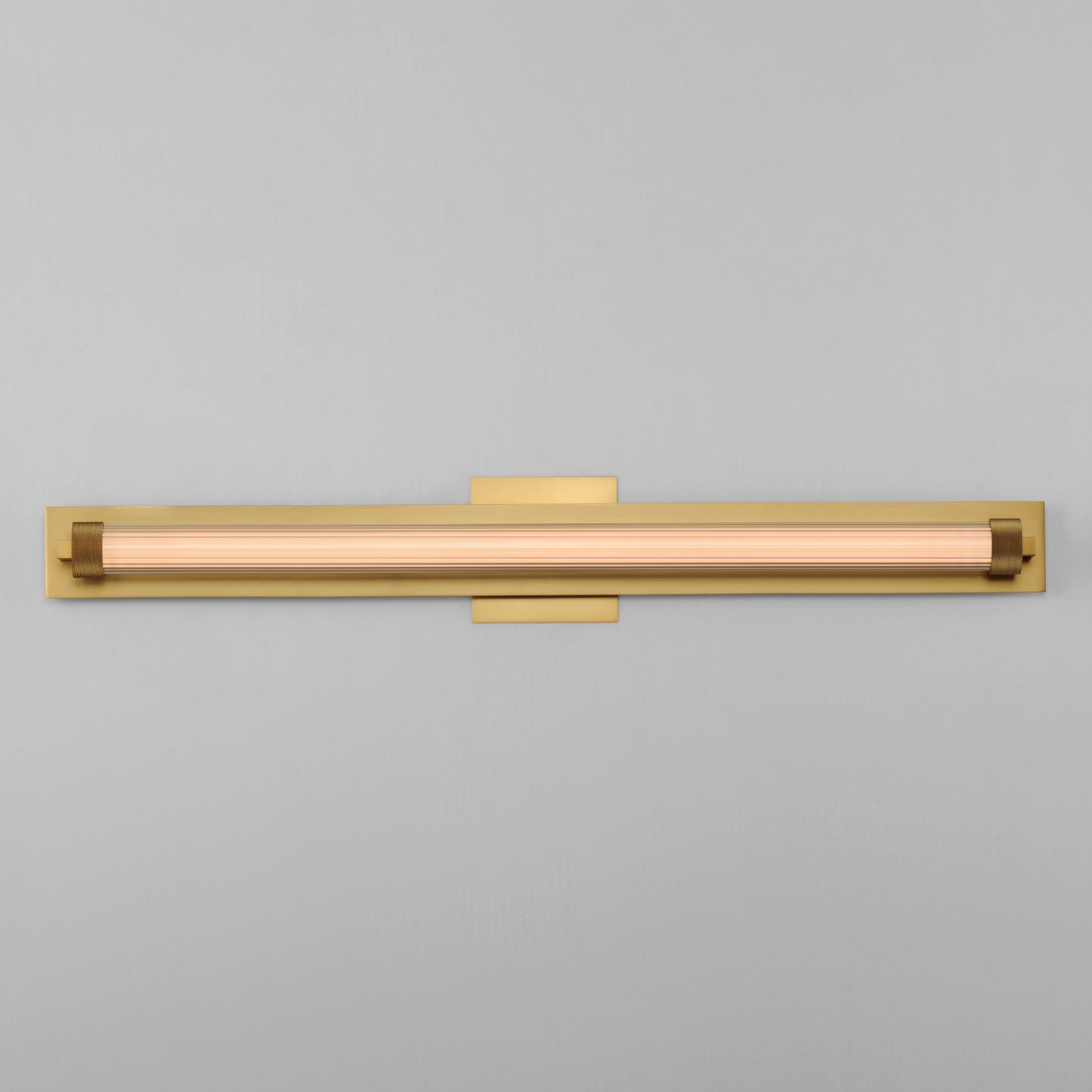 E23484-144NAB - Doric 30" Wall Sconce - Natural Aged Brass