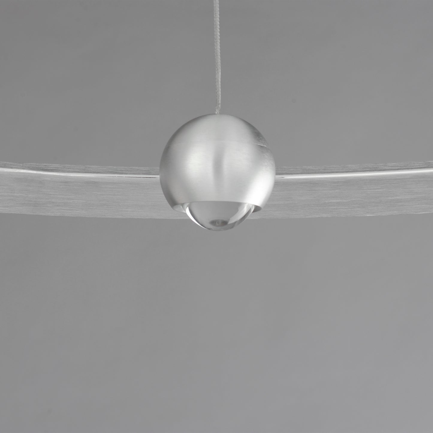 E23513-AL - Nodes 32" Chandelier - Brushed Aluminum