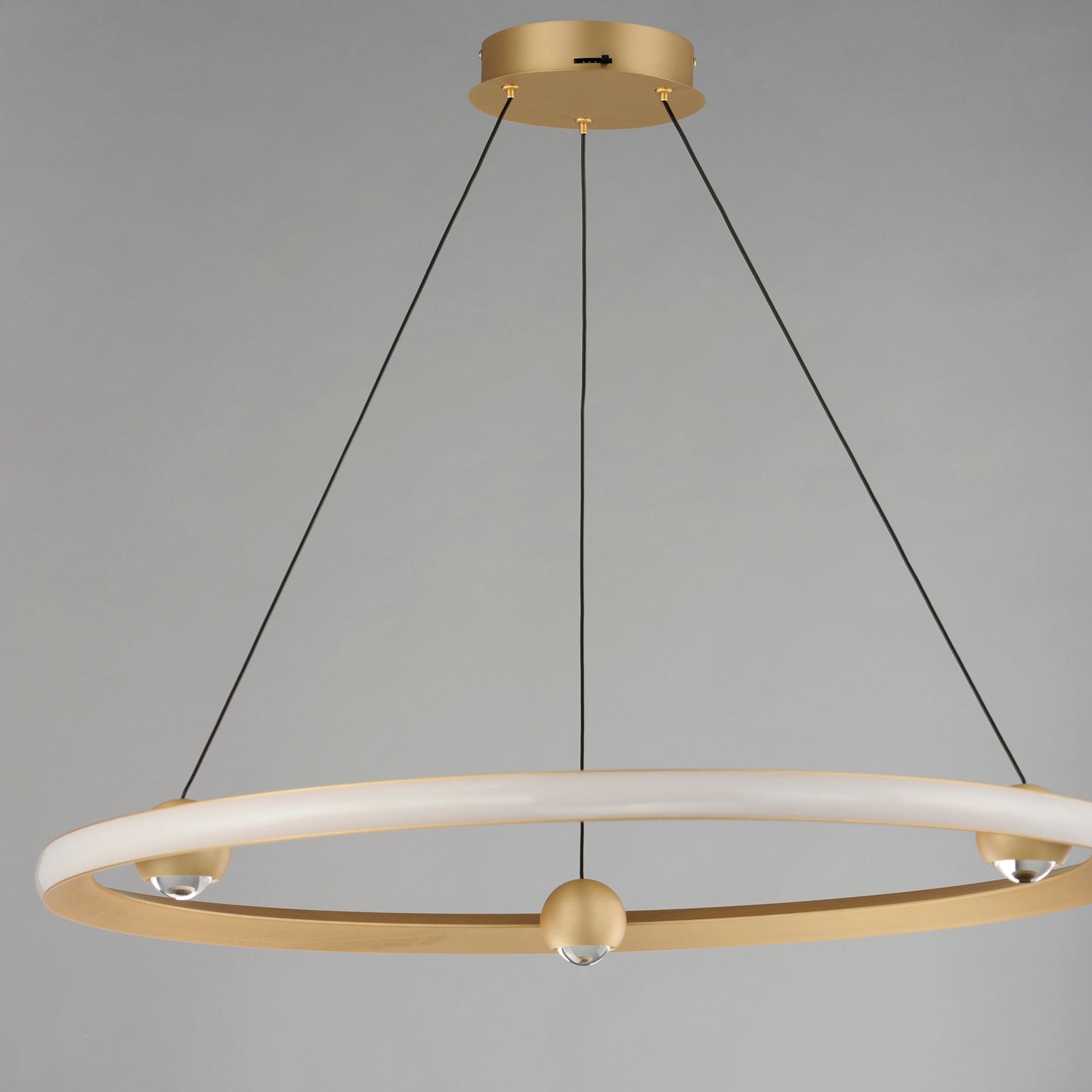 E23513-GLD - Nodes 32" Chandelier - Gold