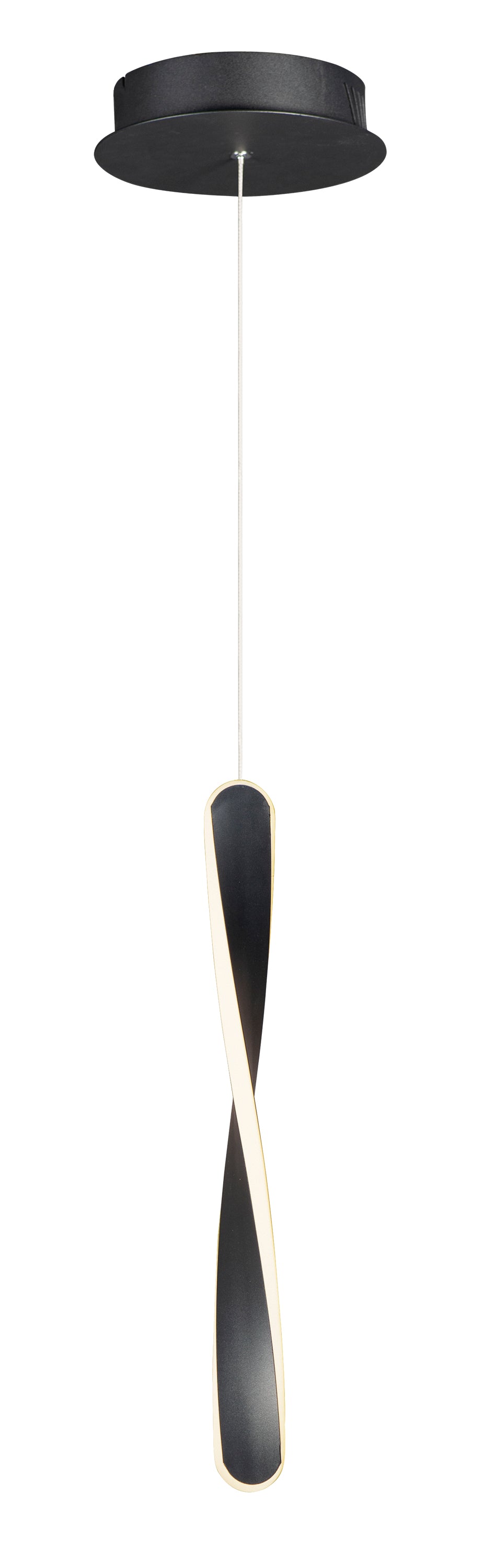 E24151-BK - Pirouette 18" Pendant - Black