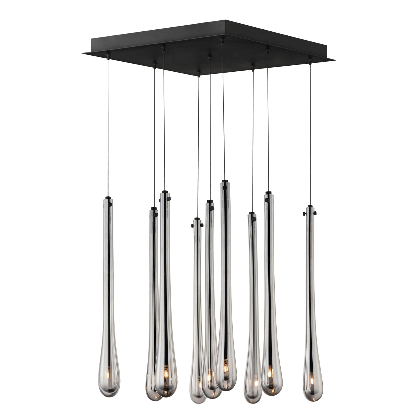 E24217-138BK - 9 Light Stillo 17" Chandelier - Black