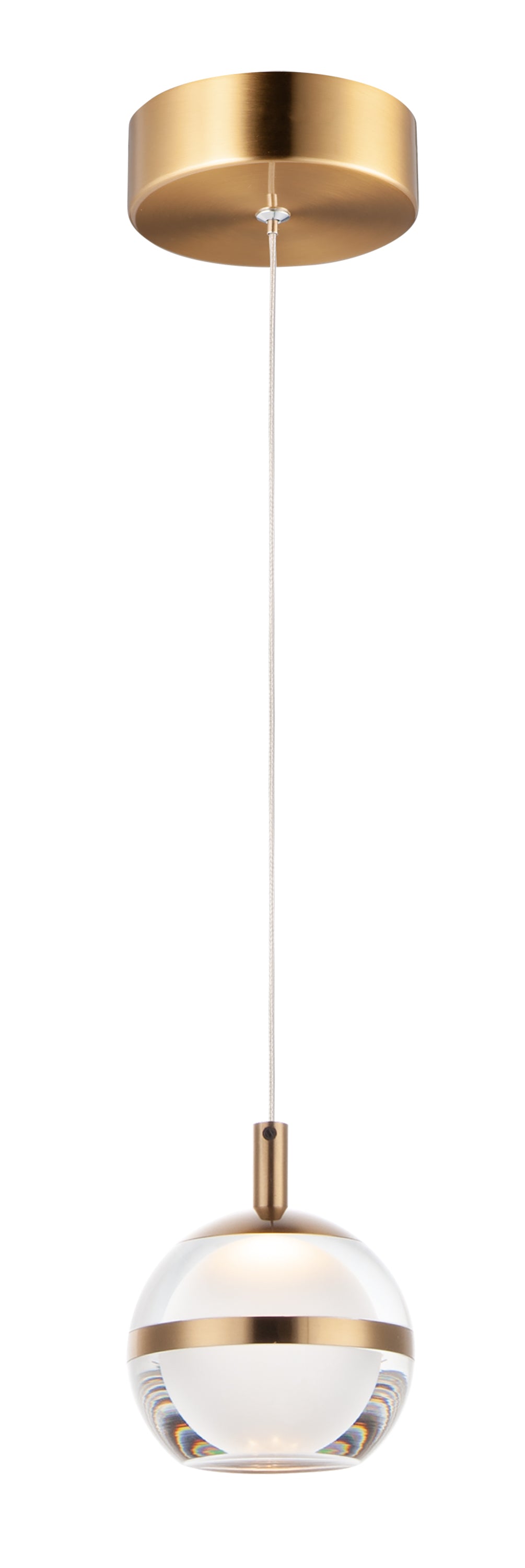 E24591-93NAB - Swank 5.5" Pendant - Natural Aged Brass