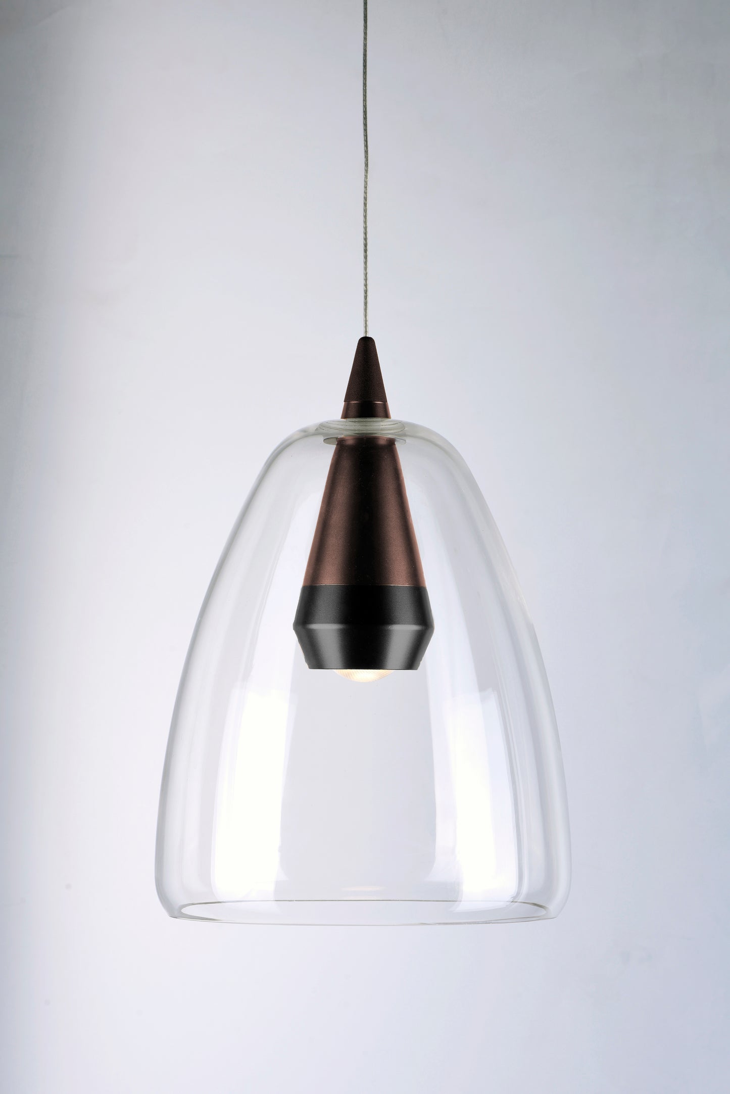 E24608-18BKCOF - Sven 11" Pendant - Black / Coffee