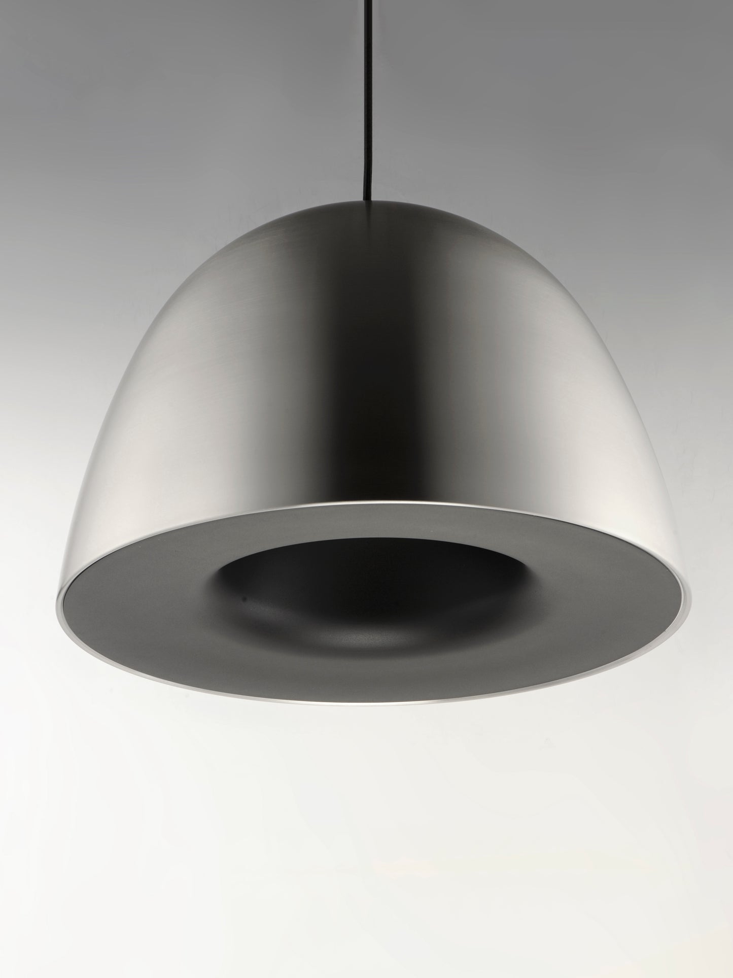 E24914-SNBK - Fungo 16" Pendant - Satin Nickel / Black