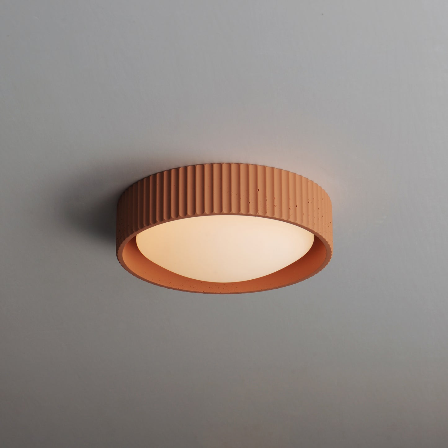 E25050-TRC - Souffle 11" Flush Mount Ceiling Light - Terra Cotta