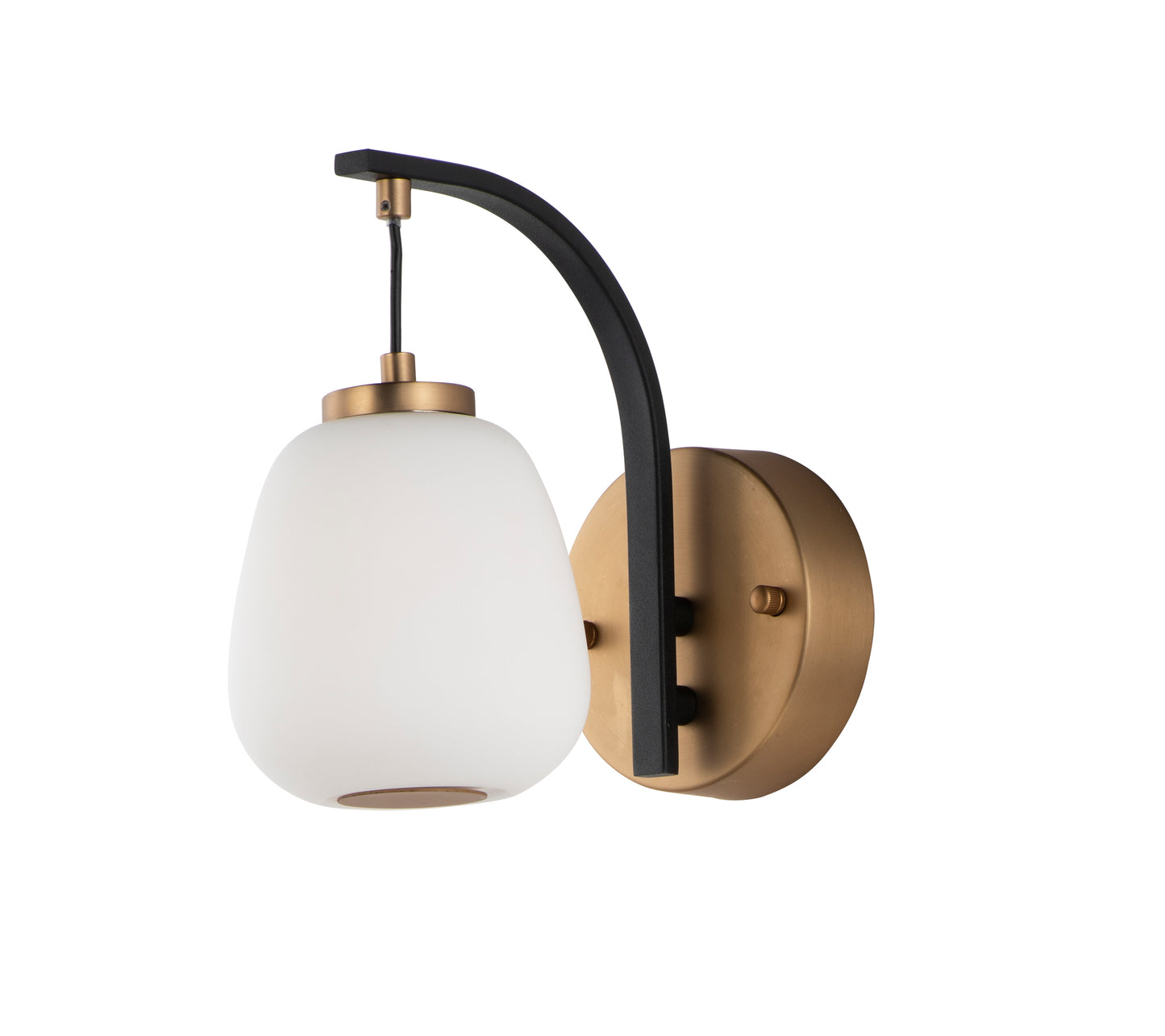 E25060-92BKGLD - Soji 9.25" Wall Sconce - Black / Gold