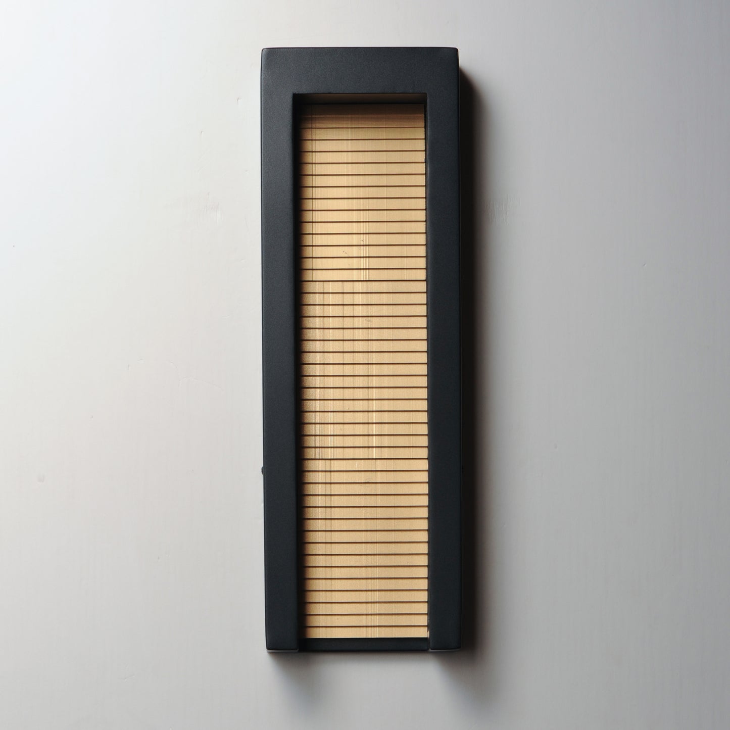 E30106-BKGLD - Alcove 20" Outdoor Wall Sconce - Black / Gold