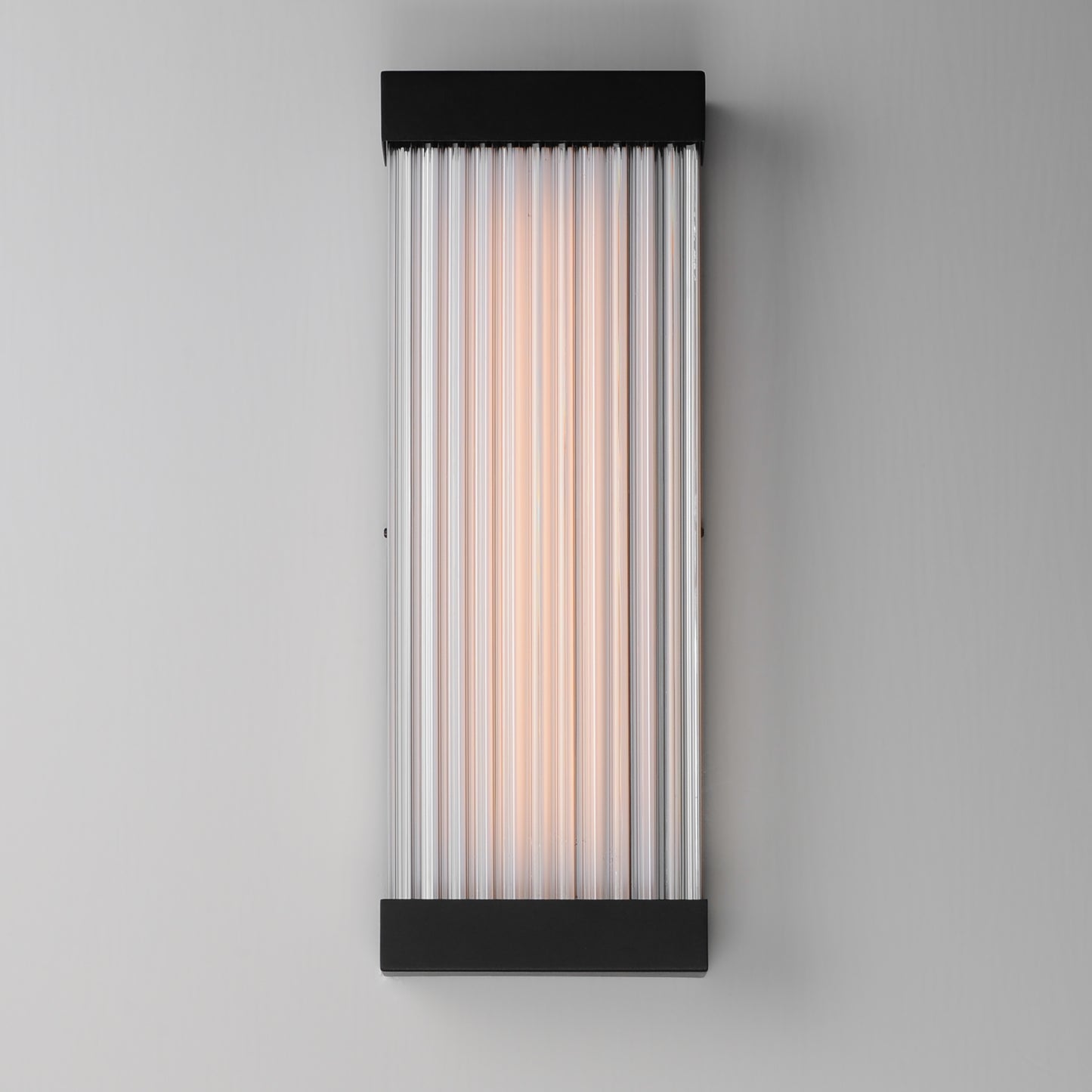 E30234-122BK - Acropolis 22" Outdoor Wall Sconce - Black