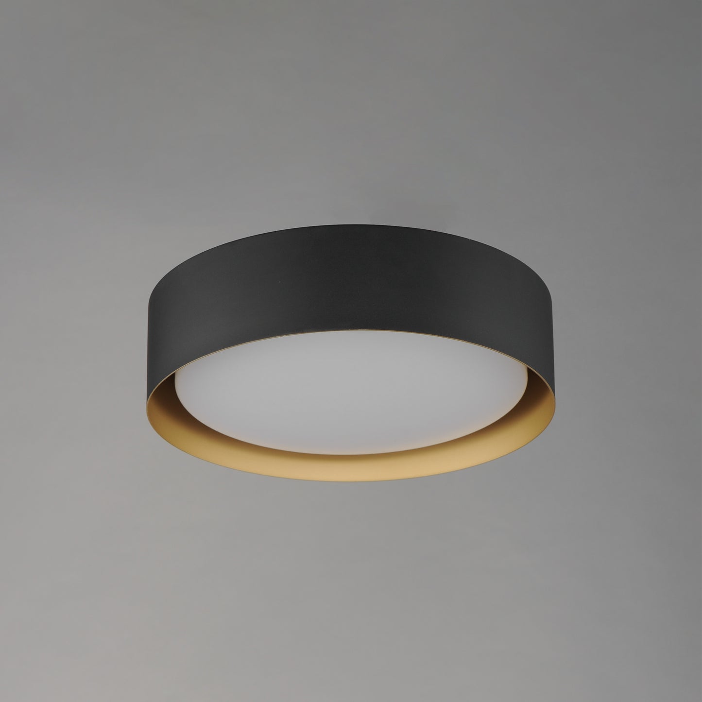 E51012-BKGLD - Echo 16" Flush Mount Ceiling Light - Black / Gold