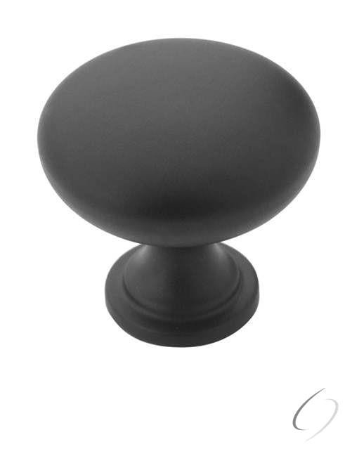 Amerock BP53005FB-10PACK Pack of 10 1-1/4" (32 mm) Diameter Allison Value Cabinet Knob Flat Black Fi