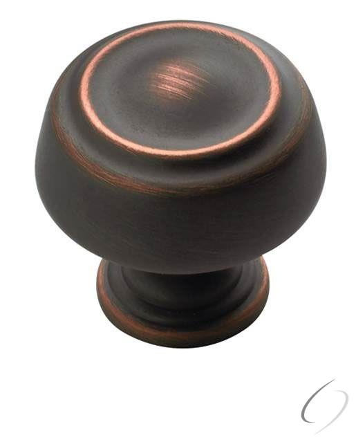 Amerock BP53700ORB 1-3/16" (30 mm) Diameter Kane Cabinet Knob Oil Rubbed Bronze Finish