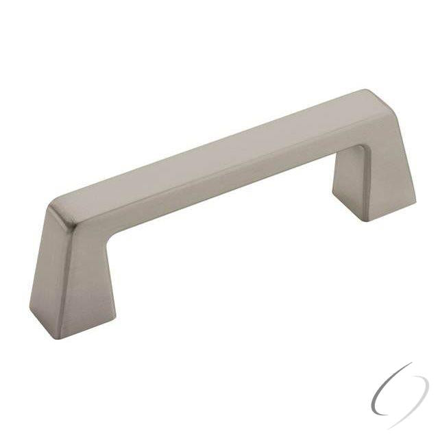 Amerock BP55275G10 3" (76 mm) Center to Center Blackrock Cabinet Pull Satin Nickel Finish